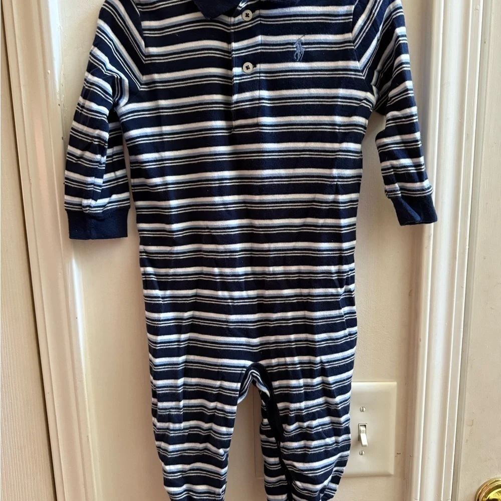 Ralph Lauren Long Sleeve Polo Romper